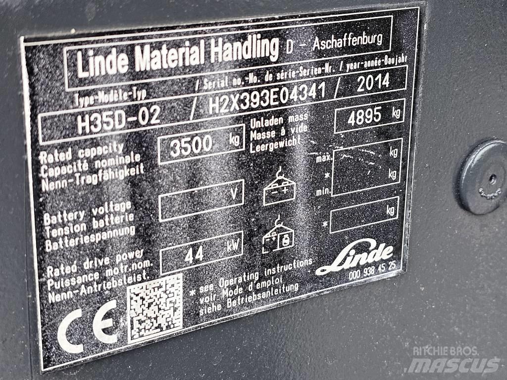 Linde H35D-02 Diesel Stapler