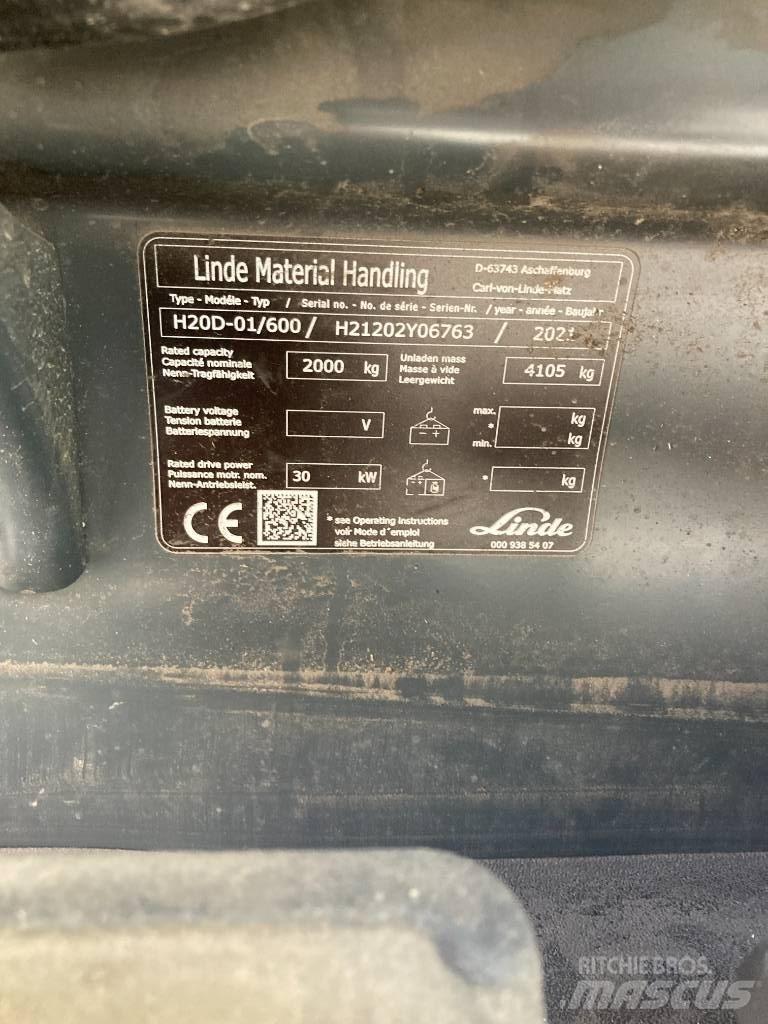 Linde H20/600D/1202 Diesel Stapler