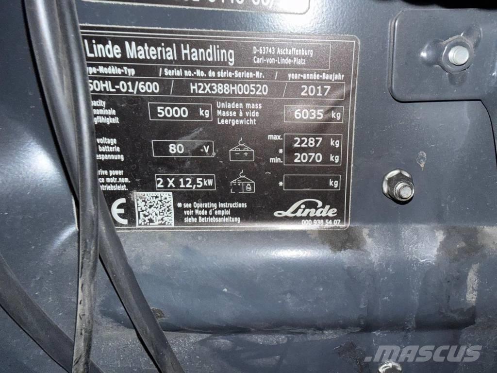 Linde E 50-02 Elektro Stapler