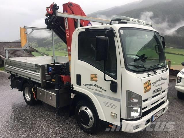 Isuzu N2 mit HMF 910 Kranwagen