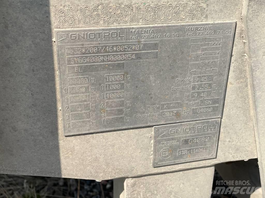 Gniotpol G4080 Curtainsideranhänger