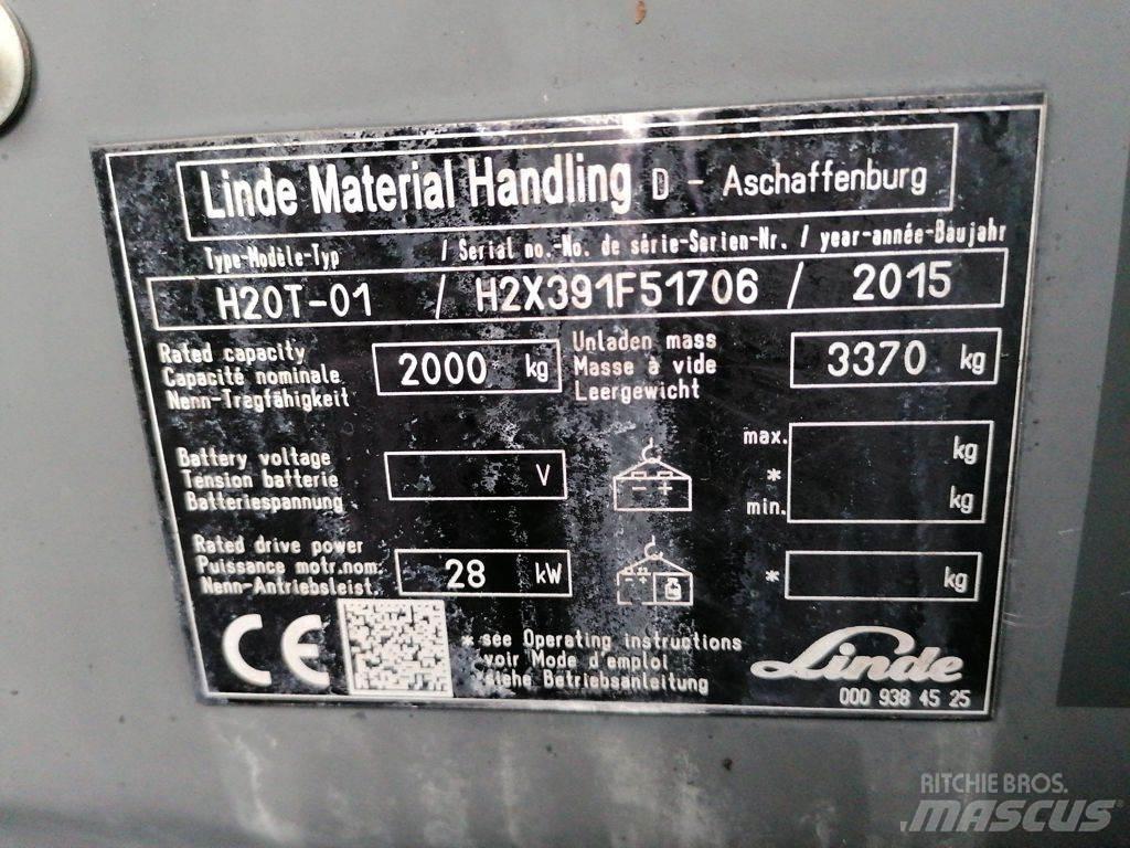 Linde H20T-01 Gas Stapler