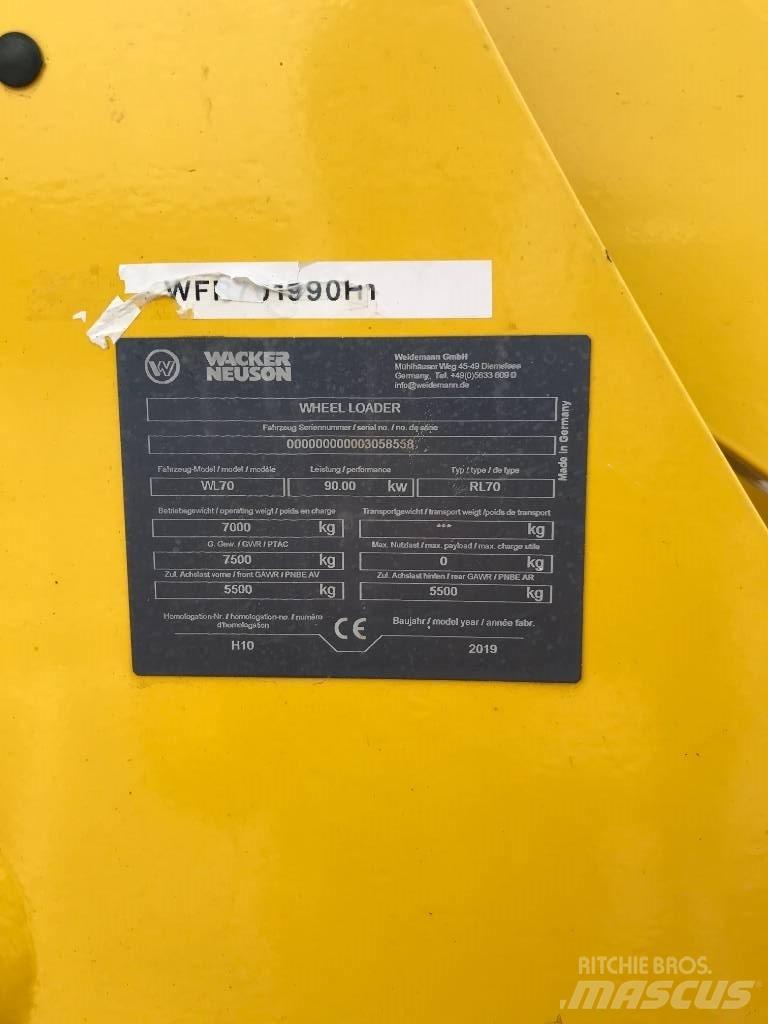 Wacker Neuson WL70 Hoflader