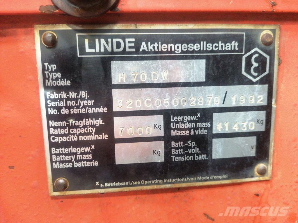 Linde H70DW Diesel Stapler