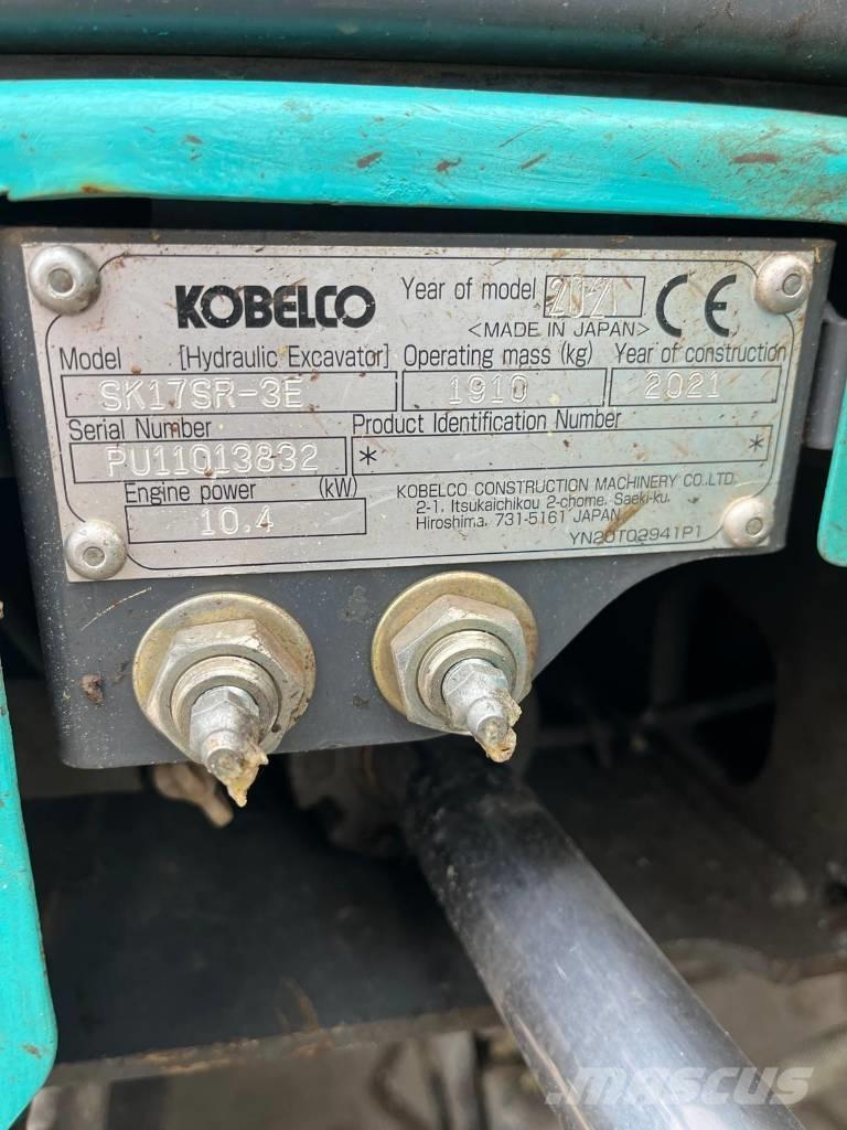 Kobelco SK 17 SR-3E Minibagger < 7t