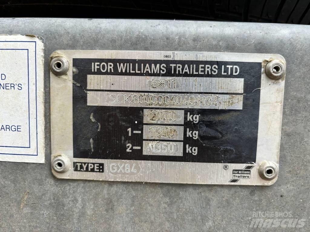 Ifor Williams GX84 Tieflader
