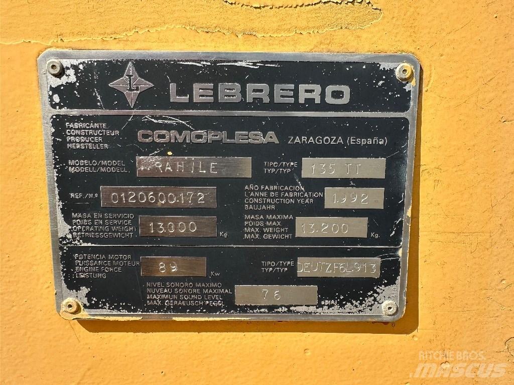 Lebrero 135 TT Walzenzüge