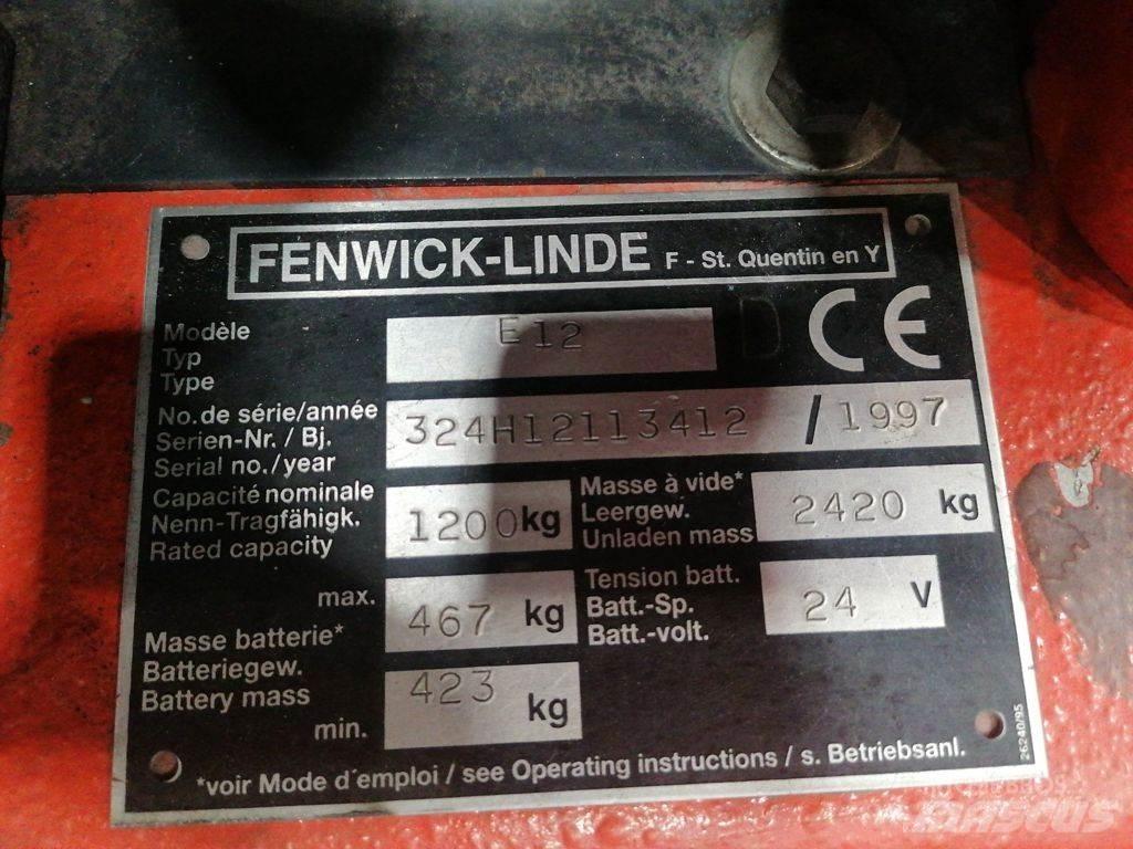 Linde E12 Elektro Stapler