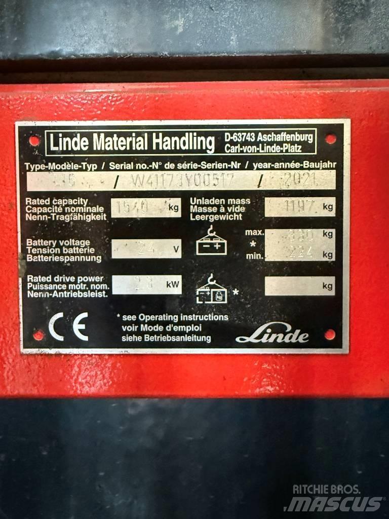 Linde L16APi/1173 Deichselstapler