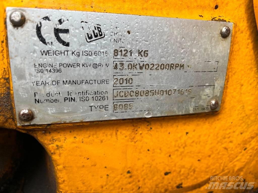 JCB 8085 ECO Midibagger  7t - 12t
