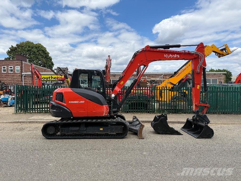 Kubota KX 080-4 Midibagger  7t - 12t