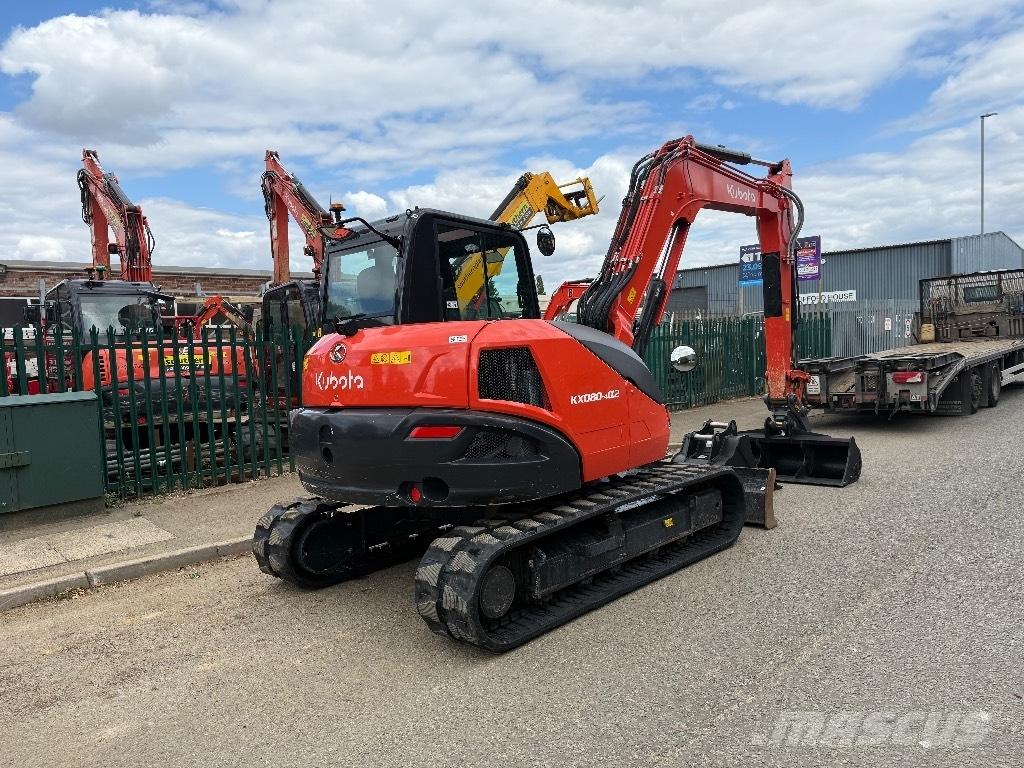 Kubota KX 080-4 Midibagger  7t - 12t