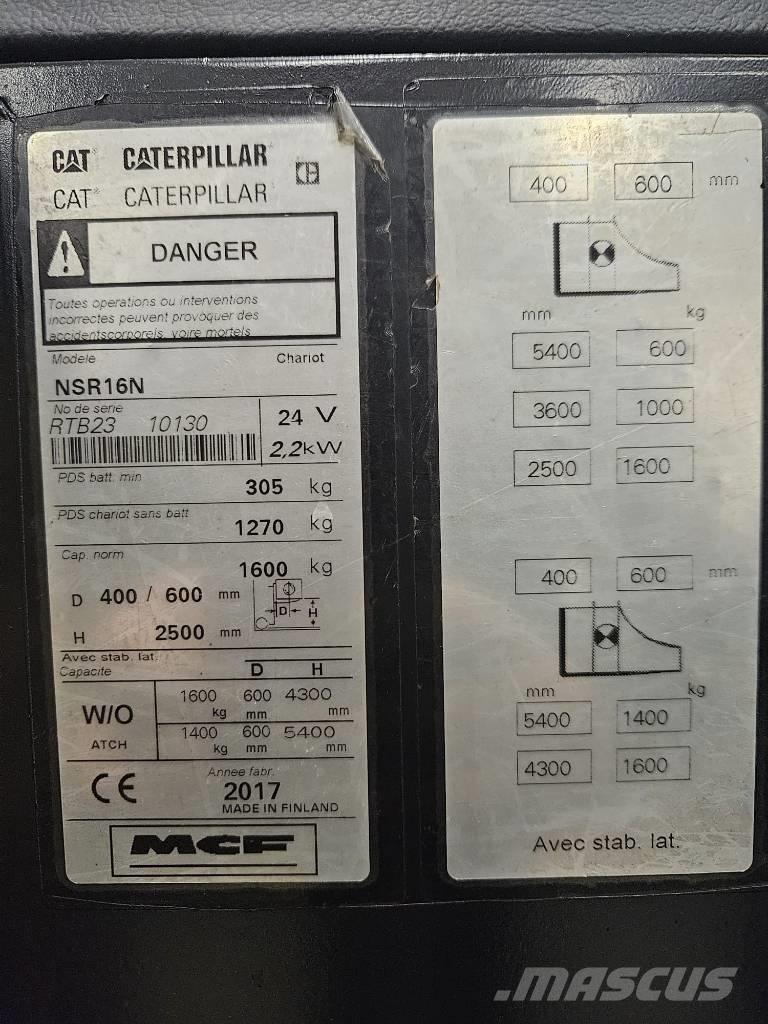 CAT NSR16N (Vuokralla) Selbstfahrstapler