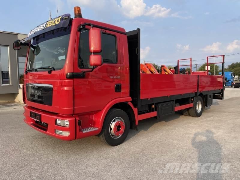 MAN TGL 12.180 ADR Pritschenwagen/Pritschenwagen mit Seitenklappe