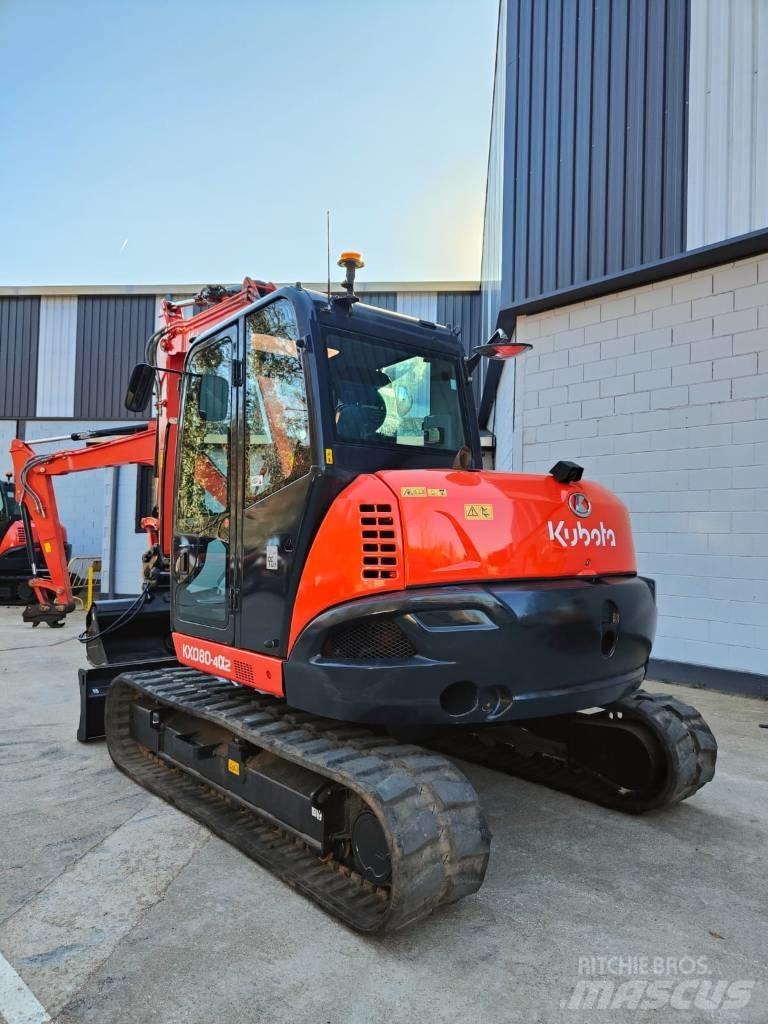 Kubota KX080-4a2 Midibagger  7t - 12t