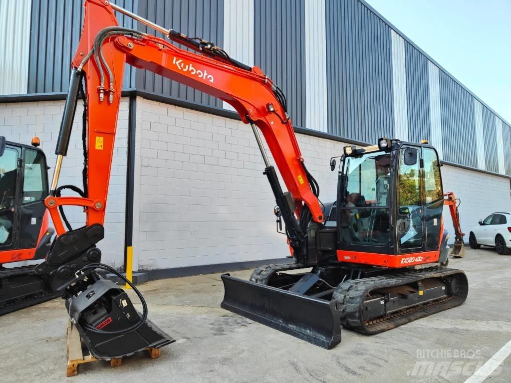 Kubota KX080-4a2 Midibagger  7t - 12t