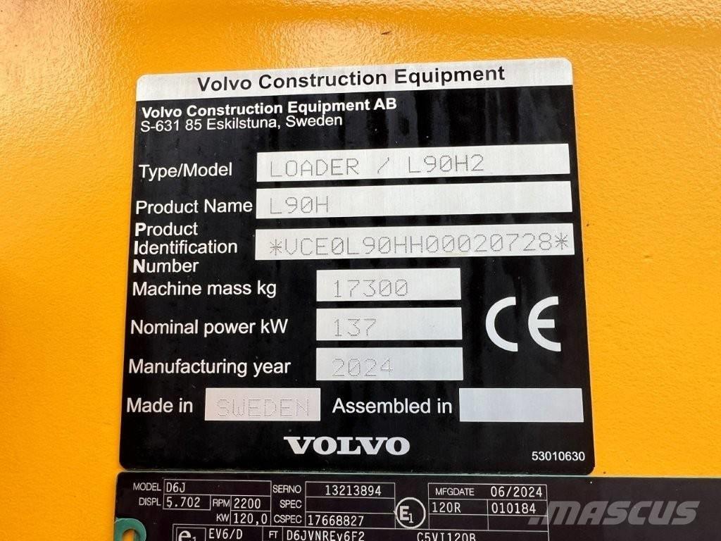 Volvo L90H2 Radlader