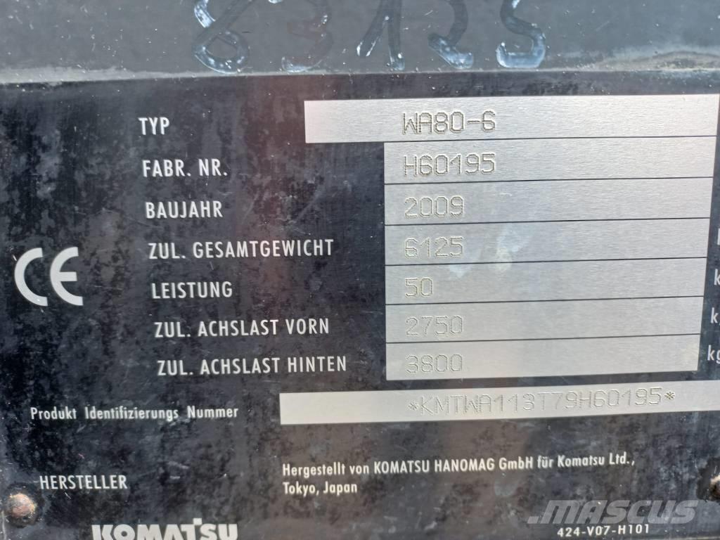 Komatsu WA 80-6 Radlader