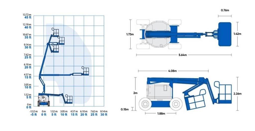 Genie Z 34/22 RT J Gelenkteleskoparbeitsbühnen