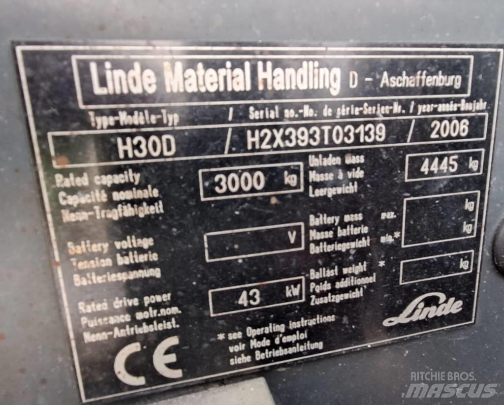 Linde H 30 D Diesel Stapler