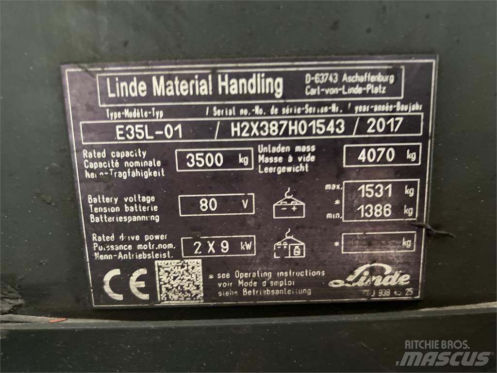 Linde E35L-01 Elektro Stapler
