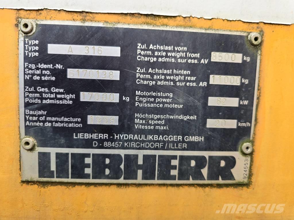 Liebherr A 316 Mobilbagger
