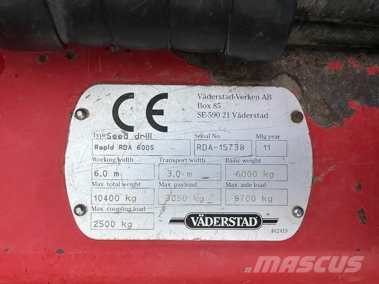 Väderstad RDA600S Drillmaschinen
