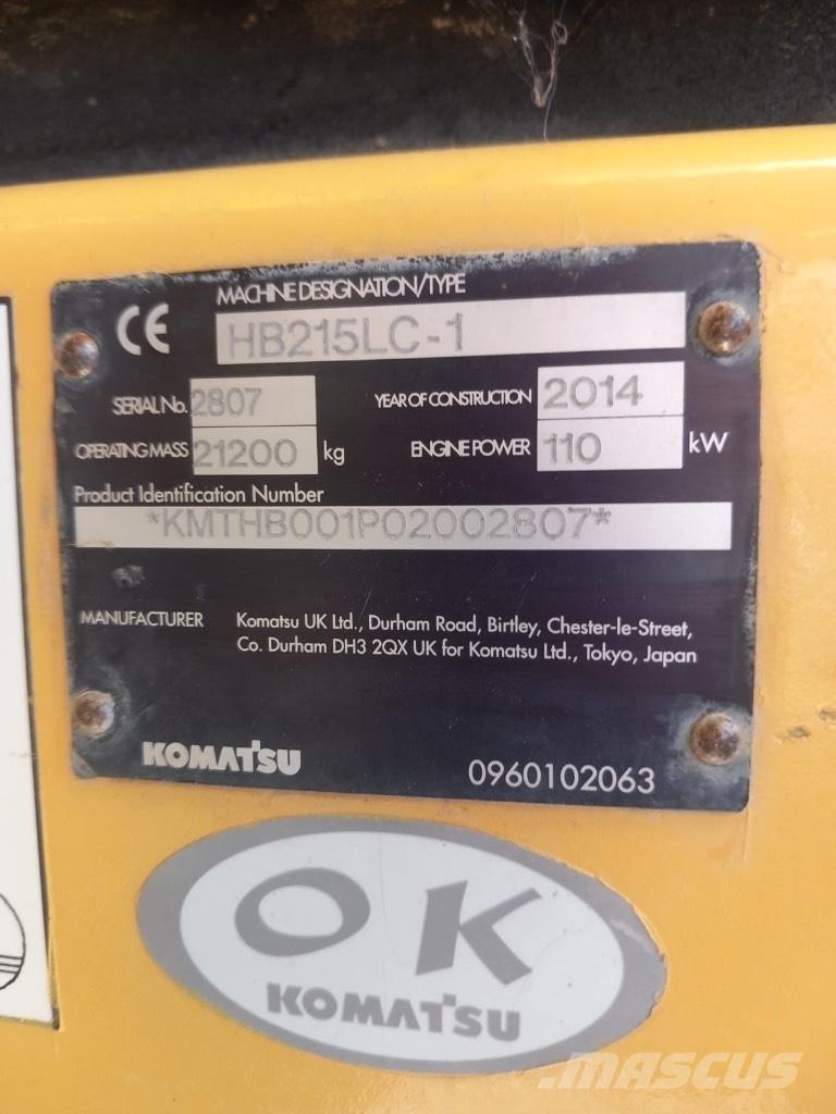 Komatsu HB 215 LC-1 LKW-Achsen