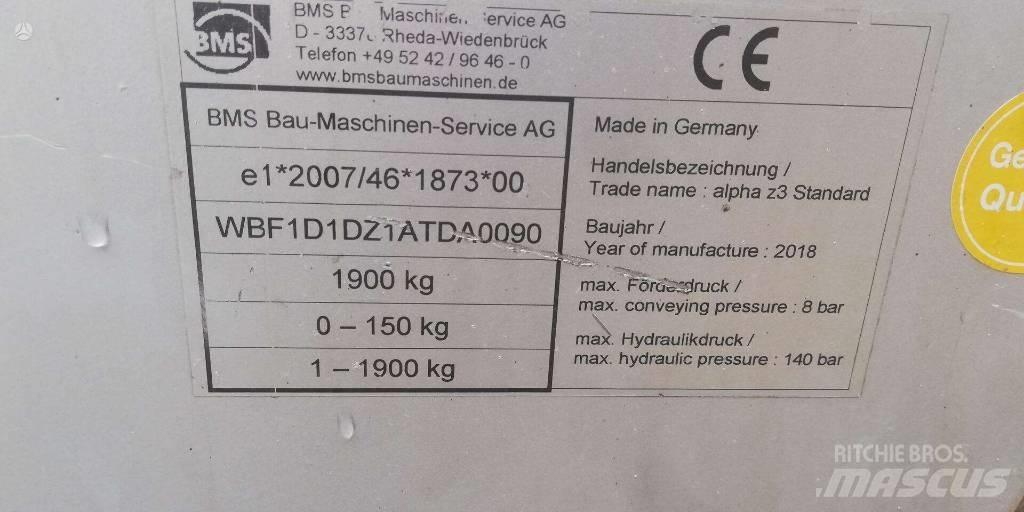 BMS ALPHA Z3 Estrichmaschinen