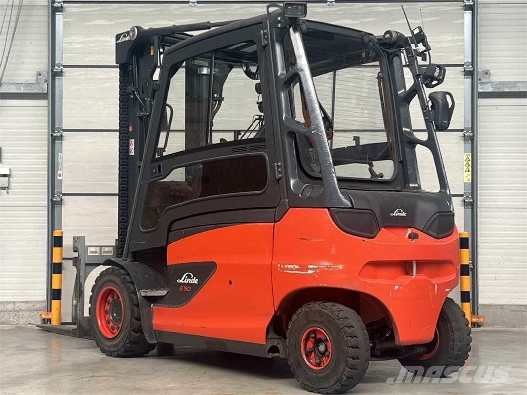 Linde E 50HL-01 Elektro Stapler