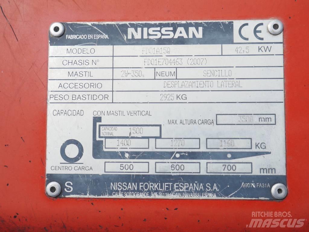 Nissan FD01 A 15 Q Diesel Stapler