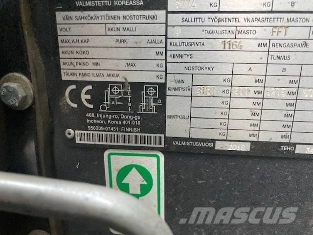 Doosan D35C-7 Diesel Stapler