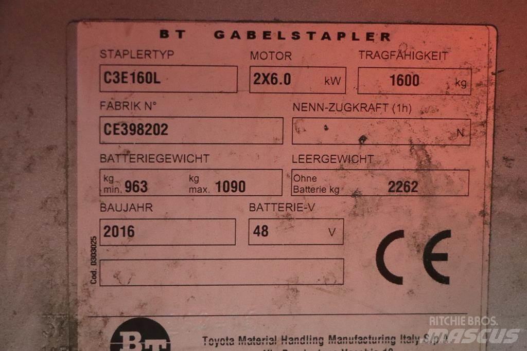 BT C3E160L Elektro Stapler