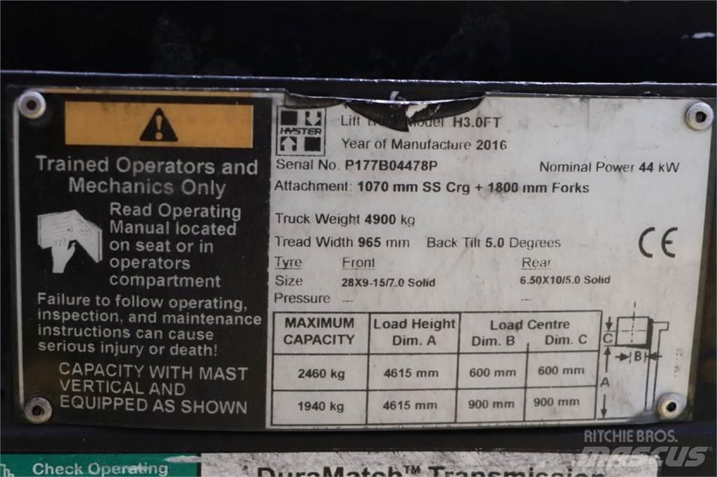 Hyster H3.0FT Gas Stapler