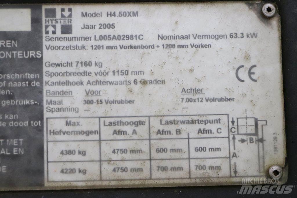 Hyster H4.5XM Gas Stapler
