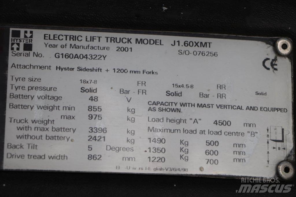 Hyster J1.60XMT Elektro Stapler