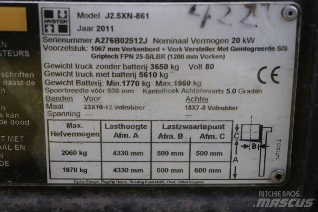 Hyster J2.5XN Elektro Stapler