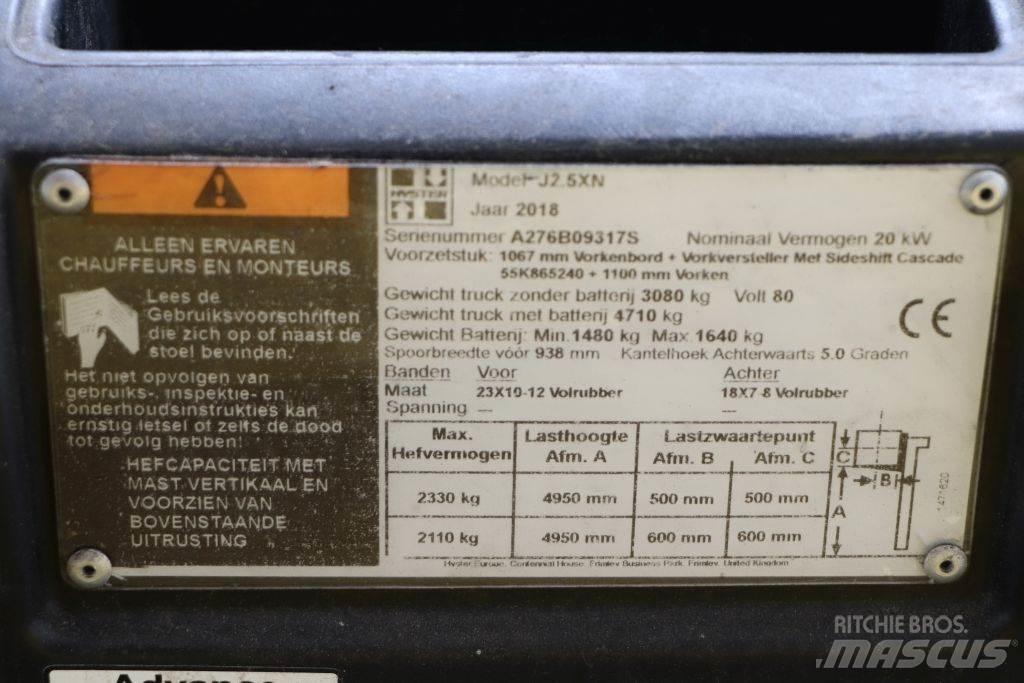 Hyster J2.5XN Elektro Stapler