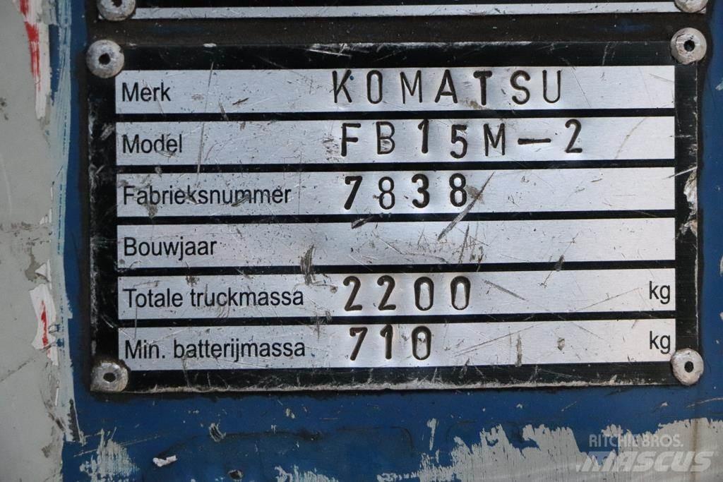 Komatsu FB15M-2 Elektro Stapler