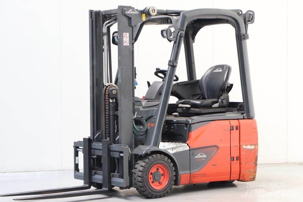 Linde E16C-02 Elektro Stapler