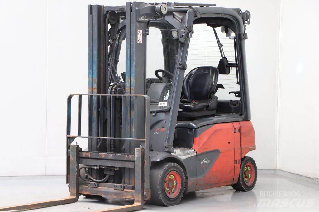 Linde E16P-02 Elektro Stapler