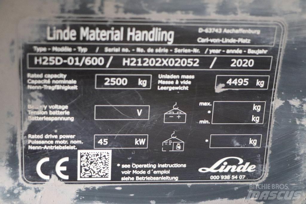 Linde H25D-01/600 Diesel Stapler