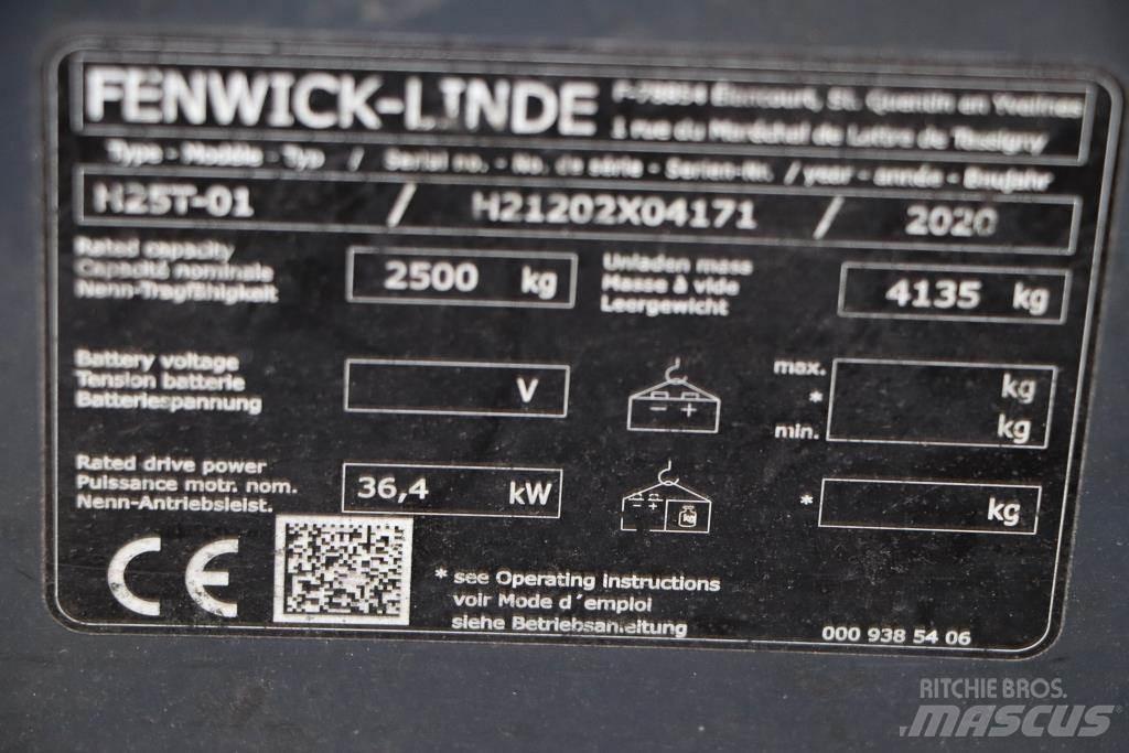 Linde H25T-01 Gas Stapler