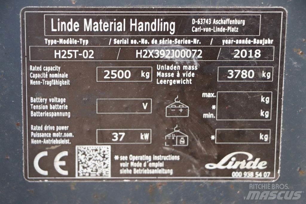 Linde H25T-02 Gas Stapler