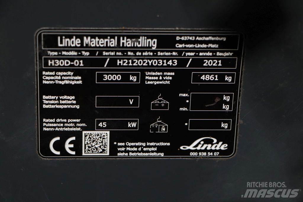 Linde H30D-01 Diesel Stapler