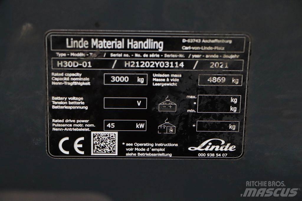 Linde H30D-01 Diesel Stapler