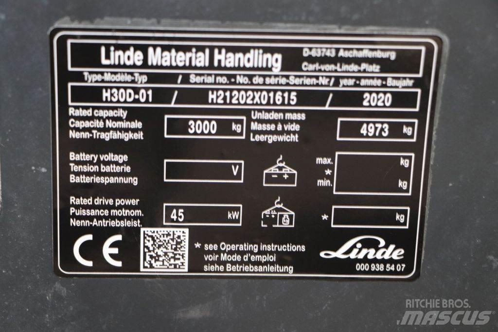 Linde H30D-01 Diesel Stapler
