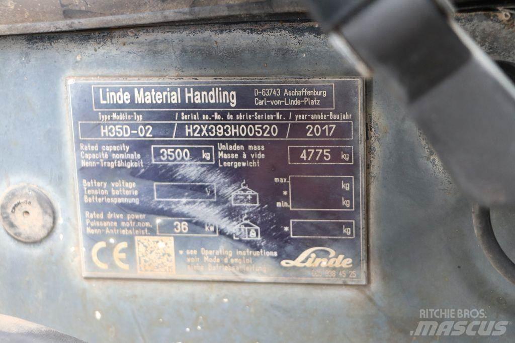 Linde H35D-02 Diesel Stapler