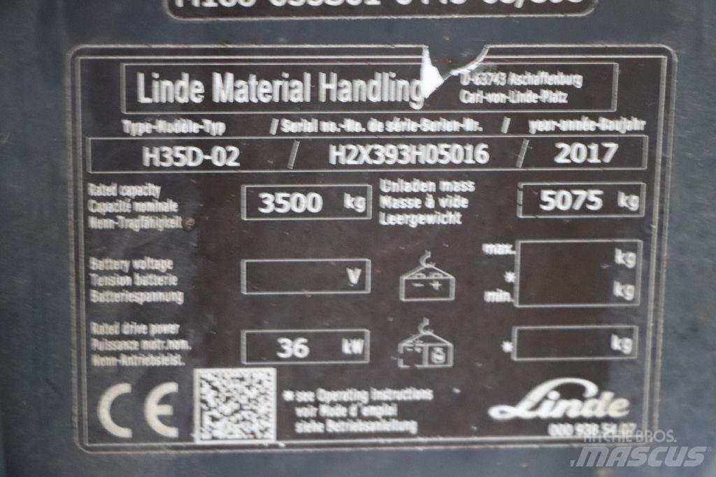 Linde H35D-02 Diesel Stapler