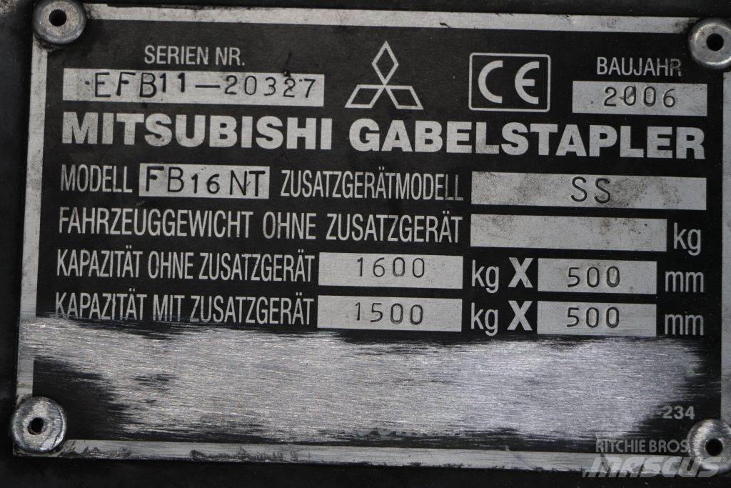 Mitsubishi FB16NT Elektro Stapler